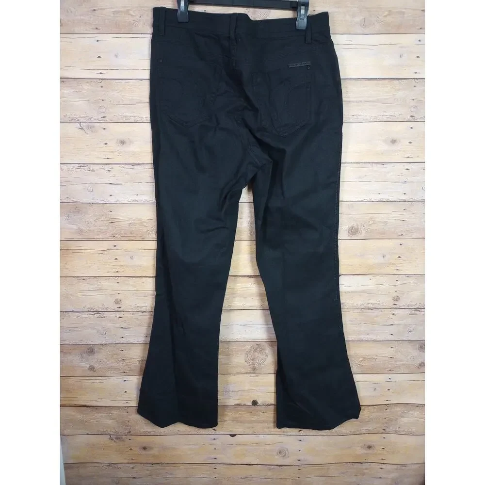 DKNY East Side Woman Jeans 16W Black Flare Bootcut Pants